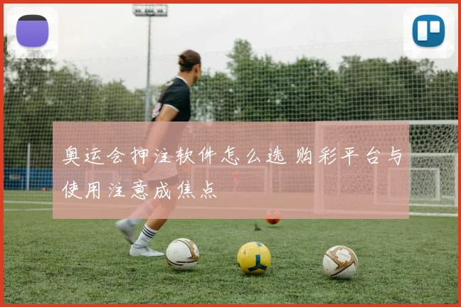 奥运会押注软件怎么选 购彩平台与使用注意成焦点